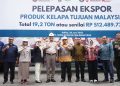 Karantina Kepri Sertifikasi Ekspor 19,2 Ton Daging Kelapa*