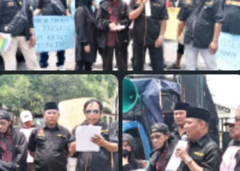 PASSER WONG BODHO Geruduk PN Gresik Suarakan warga yang terdzolimi mafia Tanah